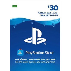 PSN CARD 30 USD Saudi Arabia ($30 USD KSA PSN)