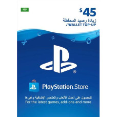 PSN CARD 45 USD Saudi Arabia ($45 USD KSA PSN)