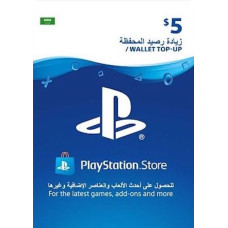 PSN CARD 5 USD Saudi Arabia ($5 USD KSA PSN)
