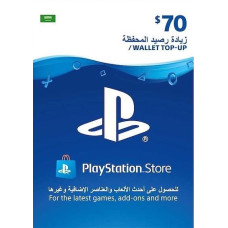 PSN CARD 70 USD Saudi Arabia ($70 USD KSA PSN)