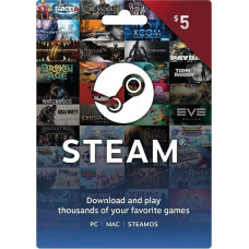 Steam Gift Card $5 USD GLOBAL
