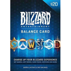 Blizzard Entertainment Battle.Net Gift Card $20 USD