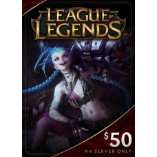 League of Legends $50 USD Gift Card