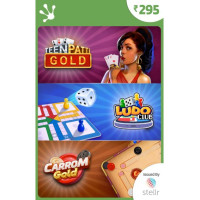 Ludo Carrom Teen Patti Gold Gift Card Rs 295